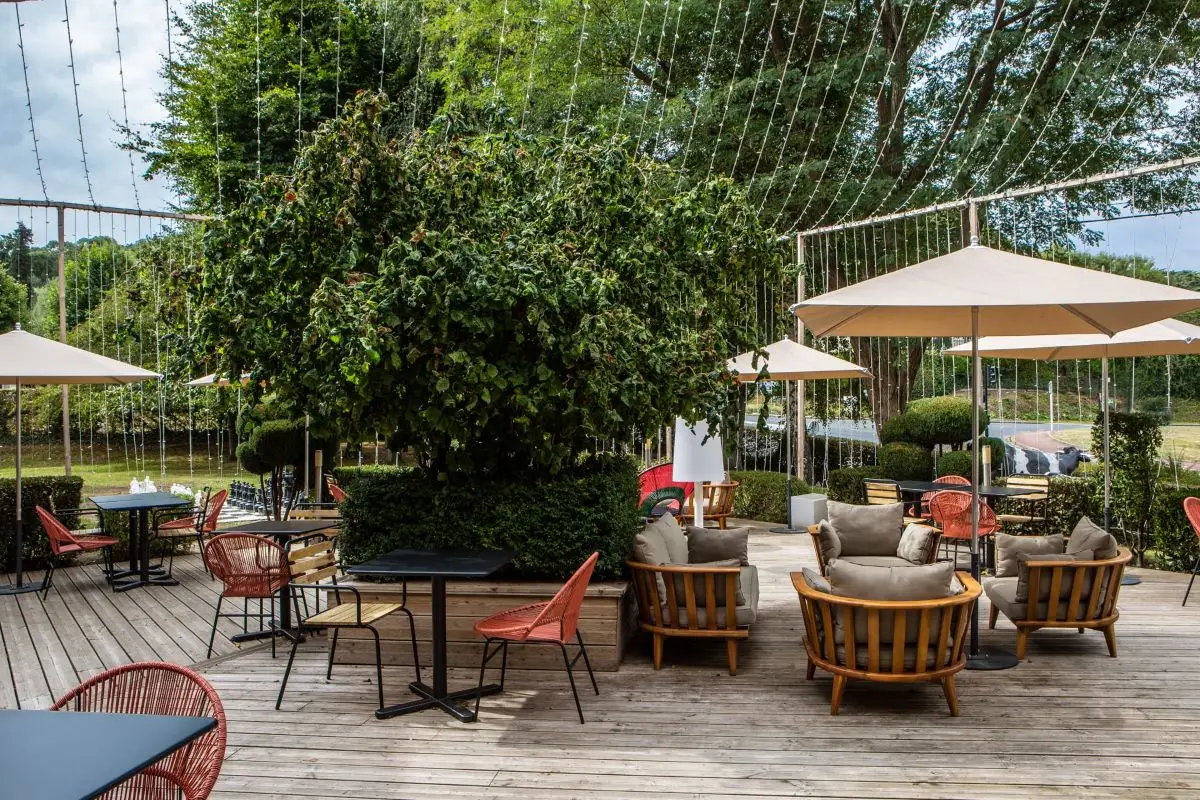 Terrasse extérieure – Hôtel Antares & Spa Honfleur